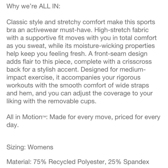 Women's Medium Support Square Neck
Crossback Sports Bra  Light
Mauve - Picture 7 of 8